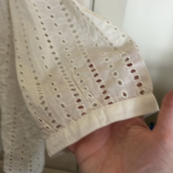 Ana Eyelet Peasant Blouse Size XL - Picture 5 of 7